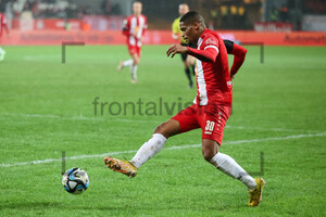 Isaiah Young Rot-Weiss Essen vs. FC Viktoria Köln Spielfotos 23.01.2024