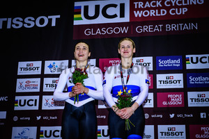 SHMELEVA Daria, ROGOVAYA Ekaterina: UCI Track Cycling World Cup 2019 – Glasgow