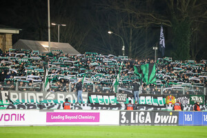 Support Preußen Münster Fans in Dortmund 13.02.2024