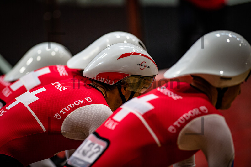 BOGLI Noah, IMHOF Claudio, THIEBAUD Valere, VOGEL Alex: UEC Track Cycling European Championships – Grenchen 2023 