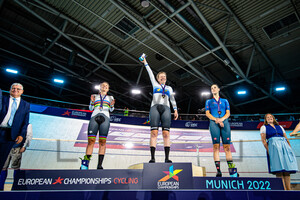 BRENNAUER Lisa, KRÖGER Mieke, GUAZZINI Vittoria: UEC Track Cycling European Championships – Munich 2022