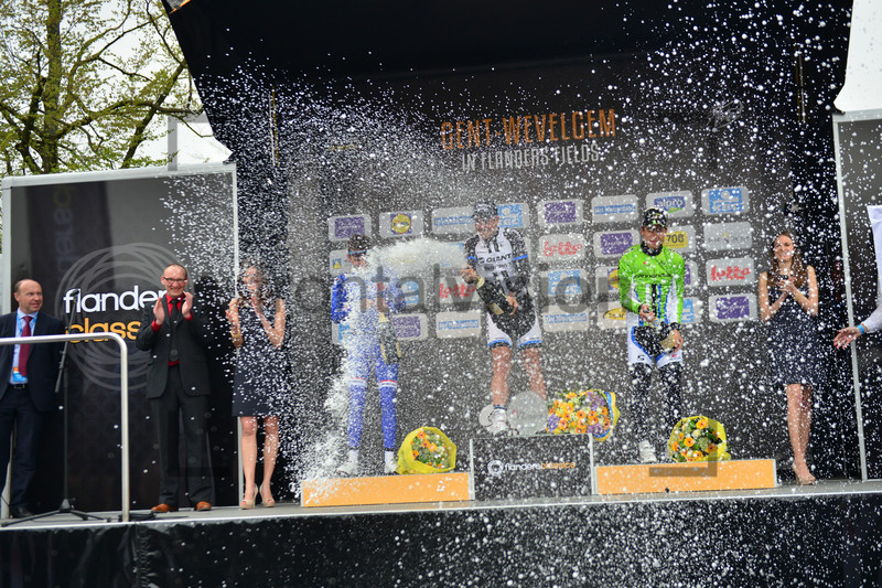 Arnaud Démare, John Degenkolb, Peter Sagan: 76. Gent - Wevelgem 2014 