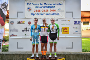 TEUTENBERG Lea Lin, BRAUßE Franziska, OSTLER Lena: Track German Championships 2016