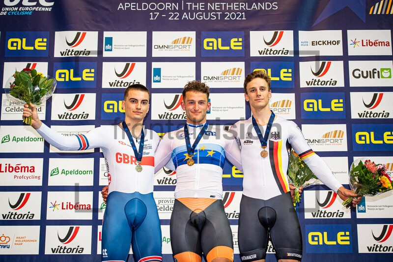 NORRIS Hayden, KOOL Daan, HÖHNE Anton: UEC Track Cycling European Championships (U23-U19) – Apeldoorn 2021 