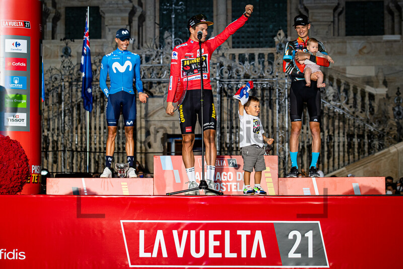 MAS NICOLAU Enric, ROGLIC Primoz, HAIG Jack: La Vuelta - 21. Stage 