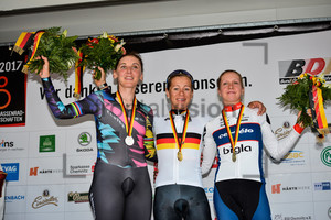 BRENNAUER Lisa, WORRACK Trixi, POHL Stephanie: German Championships Individual Time Trail ( ITT )
