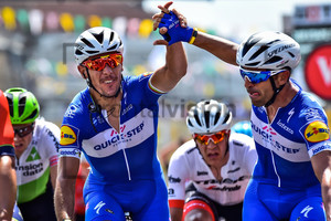 GILBERT Philippe, RICHEZE Maximiliano Ariel: Tour de France 2018 - Stage 1