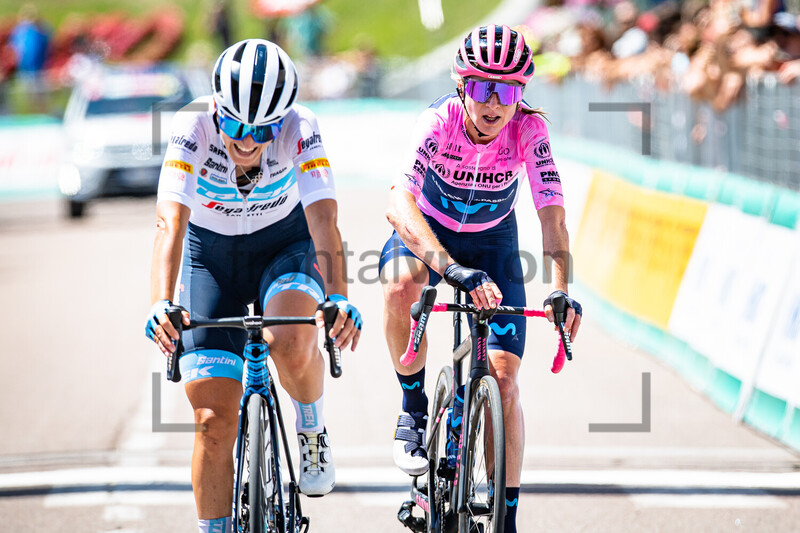 LONGO BORGHINI Elisa, VAN VLEUTEN Annemiek: Giro dÂ´Italia Donne 2022 – 9. Stage 