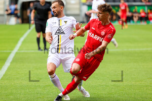David Sauerland und Niklas Tarnat Aachen vs. Essen Testspiel 16.07.2022