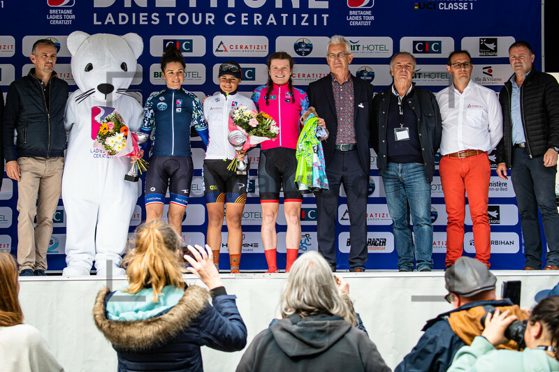 CORDON-RAGOT Audrey, VIGILIA Alessia, LACH Marta: Bretagne Ladies Tour - 2. Stage 
