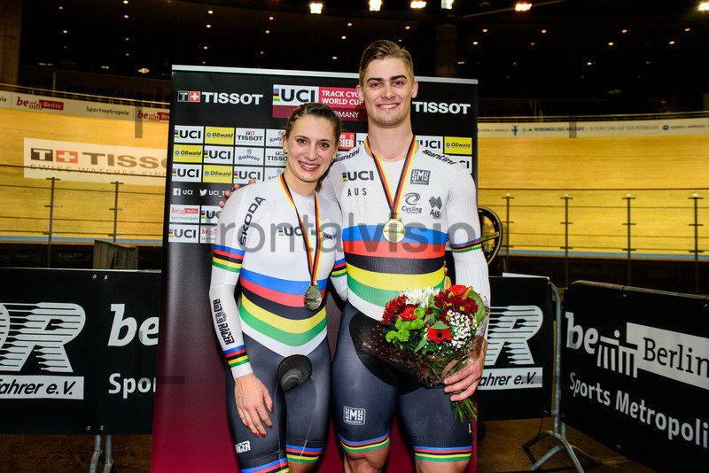 WELTE Miriam, GLAETZER Matthew: UCI Track Cycling World Cup 2018 – Berlin 