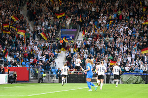 Torjubel Deutschland 2 Spieltag UEFA Women’s Nations League Deutschland Island Spielfotos 26.09.2023