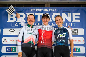 MARKUS Femke, ALZINI Martina, WOLLASTON Ally: Bretagne Ladies Tour - 4. Stage