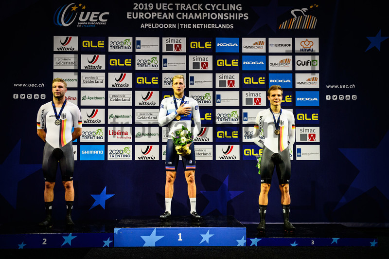 WEINSTEIN Domenic, ERMENAULT Corentin, GROß Felix: UEC Track Cycling European Championships 2019 – Apeldoorn 