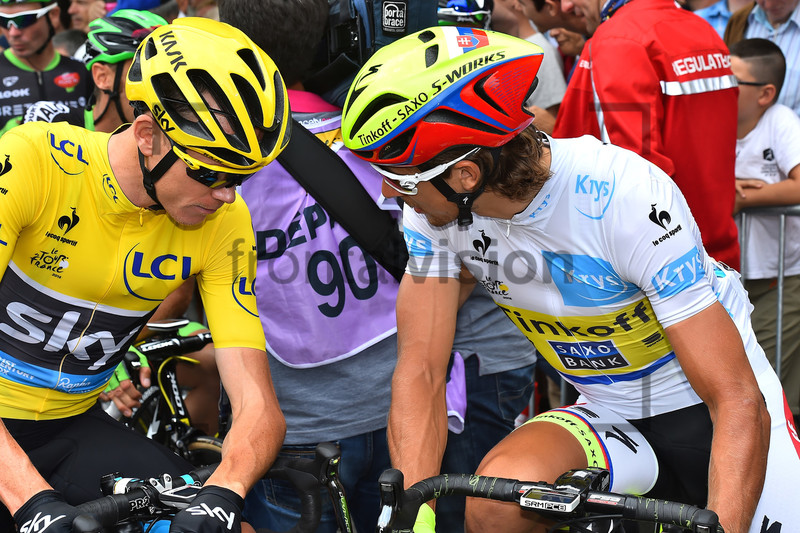 FROOME Christopher, SAGAN Peter: Tour de France 2015 - 8. Stage 