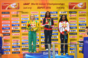 Sally PEARSON, Nia ALI, Tiffany PORTER: IAAF World Indoor Championships Sopot 2014
