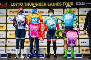BRAND Lucinda, NORSGAARD JÃ˜RGENSEN Emma Cecilie, HAMMES Kathrin, BIEBER Helena: LOTTO Thüringen Ladies Tour 2021 - 3. Stage