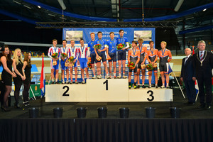 Team Russia, Team Great Britain, Team Netherlands: UEC Track Cycling European Championships, Netherlands 2013, Apeldoorn, Team Pursuit, Qualifying Ã&#144; Finals, Men