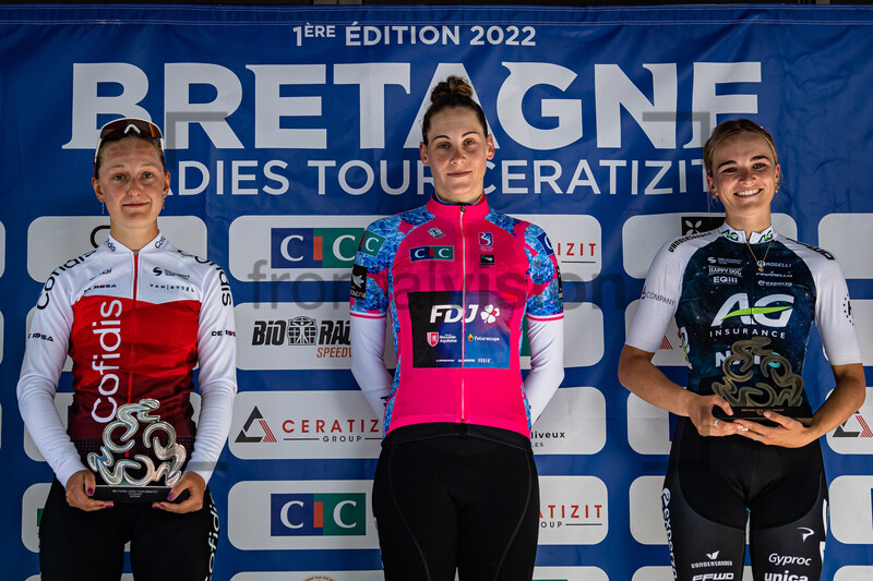 KERBAOL Cedrine, GUAZZINI Vittoria , WOLLASTON Ally: Bretagne Ladies Tour - 5. Stage 