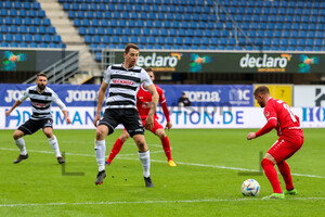 Kevin Holzweiler, Torge Paetow SC Verl vs. Rot-Weiss Essen 21.01.2023