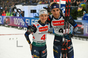 Jeanne Richard, Theo Guiraud Poillot bett1.de WTC Biathlon Talent Team Challenge Schalke 28.12.2023