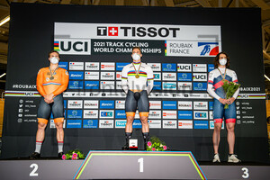 HOOGLAND Jeffrey, LAVREYSEN Harrie, IAKOVLEV Mikhail: UCI Track Cycling World Championships – Roubaix 2021
