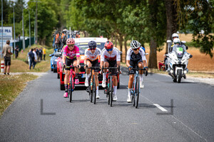 NEWSOM Emily, LOUW Anya, BERTEAU Victoire, CHRISTOFOROU Antri: Tour de France Femmes 2022 – 5. Stage
