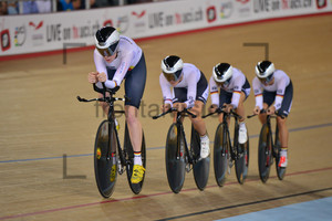 BECKER Charlotte, STOCK Gudrun, KRÖGER Mieke, POHL Stephanie: UCI Track Cycling World Cup London
