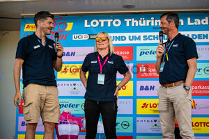 MARVULLI Franco, HOHLFELD Vera, JANOVSKY Patrick: LOTTO Thüringen Ladies Tour 2023 - 5. Stage