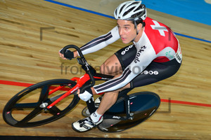 Claudio Imhof: UEC Track Cycling European Championships, Netherlands 2013, Apeldoorn, Madison, Qualifying, Men