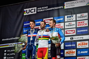 BARDET Romain, VALVERDE BELMONTE Alejandro, WOODS Michael: UCI World Championships 2018 – Road Cycling