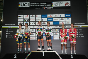 CURE Amy, WILD Kirsten, PIETERS Amy, DIDERIKSEN Amalie, LETH Julie: UCI Track Cycling World Championships 2019