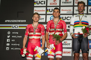 HANSEN Lasse Norman, VON FOLSACH Casper: UCI Track Cycling World Championships 2019