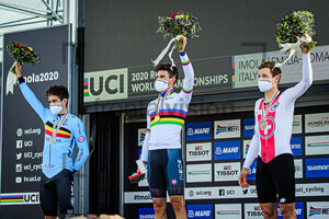 VAN AERT Wout, GANNA Filippo, KÜNG Stefan: UCI Road Cycling World Championships 2020