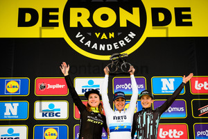 VAN VLEUTEN Annemiek, BASTIANELLI Marta, LUDWIG Cecilie Uttrup: Ronde Van Vlaanderen 2019