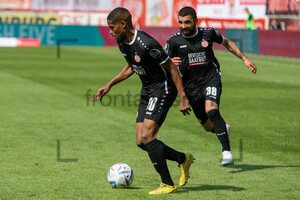 Isaiah Young, Oguzhan Kefkir Hallescher FC vs. Rot-Weiss Essen 20.05.2023