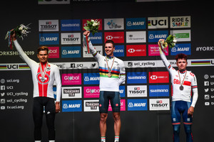BISSEGGER Stefan, BATTISTELLA Samuele, PIDCOCK Thomas: UCI Road Cycling World Championships 2019