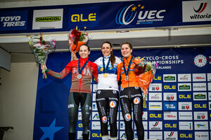 VAS Kata Blanka, BRAND Lucinda, KASTELIJN Yara: UEC Cyclo Cross European Championships - Drenthe 2021