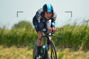 Peter Kennaugh: 11. Stage, ITT from Avranches to Le Mont Saint Michel