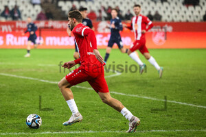 Leonardo Vonic Rot-Weiss Essen vs. FC Viktoria Köln Spielfotos 23.01.2024