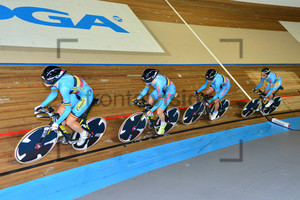 Team Belgium: UEC Track Cycling European Championships, Netherlands 2013, Apeldoorn, Team Pursuit, Qualifying Ã&#144; Finals, Women.