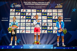 VAN DEN BOSSCHE Fabio, MALMBERG Matias, BABOR Daniel: UEC Track Cycling European Championships (U23-U19) – Apeldoorn 2021