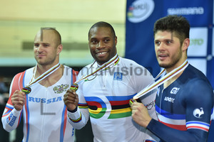 DMITRIEV Denis, BAUGE Gregory, LAFARGUE Quentin: UCI Track Cycling World Championships 2015