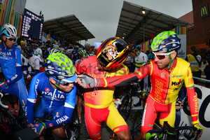 Giovanni Visconti, Joaquin Rodriguez, Alejandro Valverde: UCI Road World Championships 2014 – Men Elite Road Race