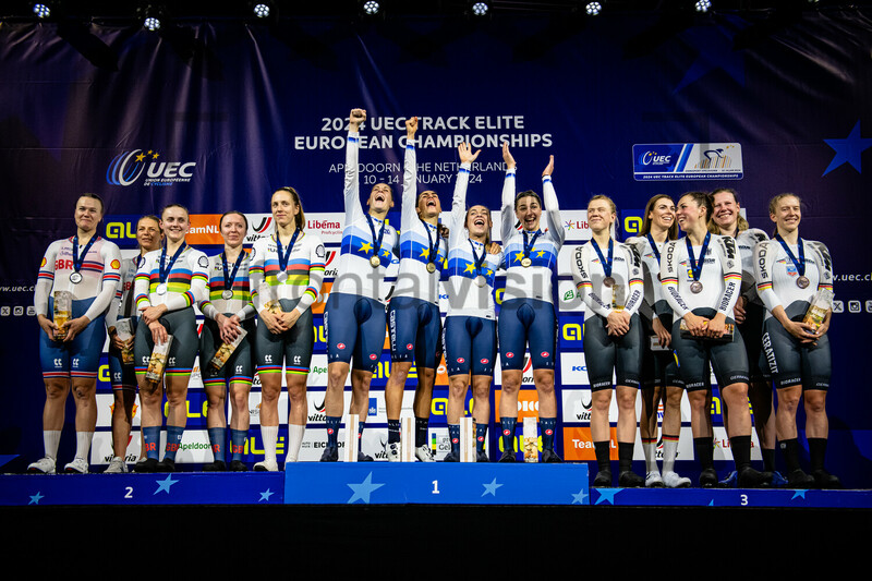 Great Britain, Italy, Germany: UEC Track Cycling European Championships – Apeldoorn 2024 