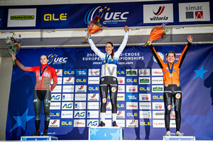 VAS Kata Blanka, BRAND Lucinda, KASTELIJN Yara: UEC Cyclo Cross European Championships - Drenthe 2021