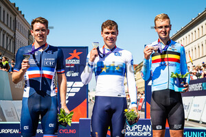 DEMARE Arnaud, JAKOBSEN Fabio, MERLIER Tim: UEC Road Cycling European Championships - Munich 2022