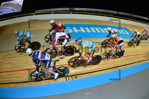 Peloton: UEC Track Cycling European Championships, Netherlands 2013, Apeldoorn, Points Race, Qualifying and Finals, Men