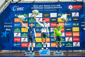 GRISEL Matys, RAVBAR Anže, ERŽEN Žak: UEC Road Cycling European Championships - Drenthe 2023
