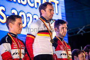 GEISLER Jannick, MEISEN Marcel, GRUNER Yannick: Cyclo Cross German Championships - Luckenwalde 2022